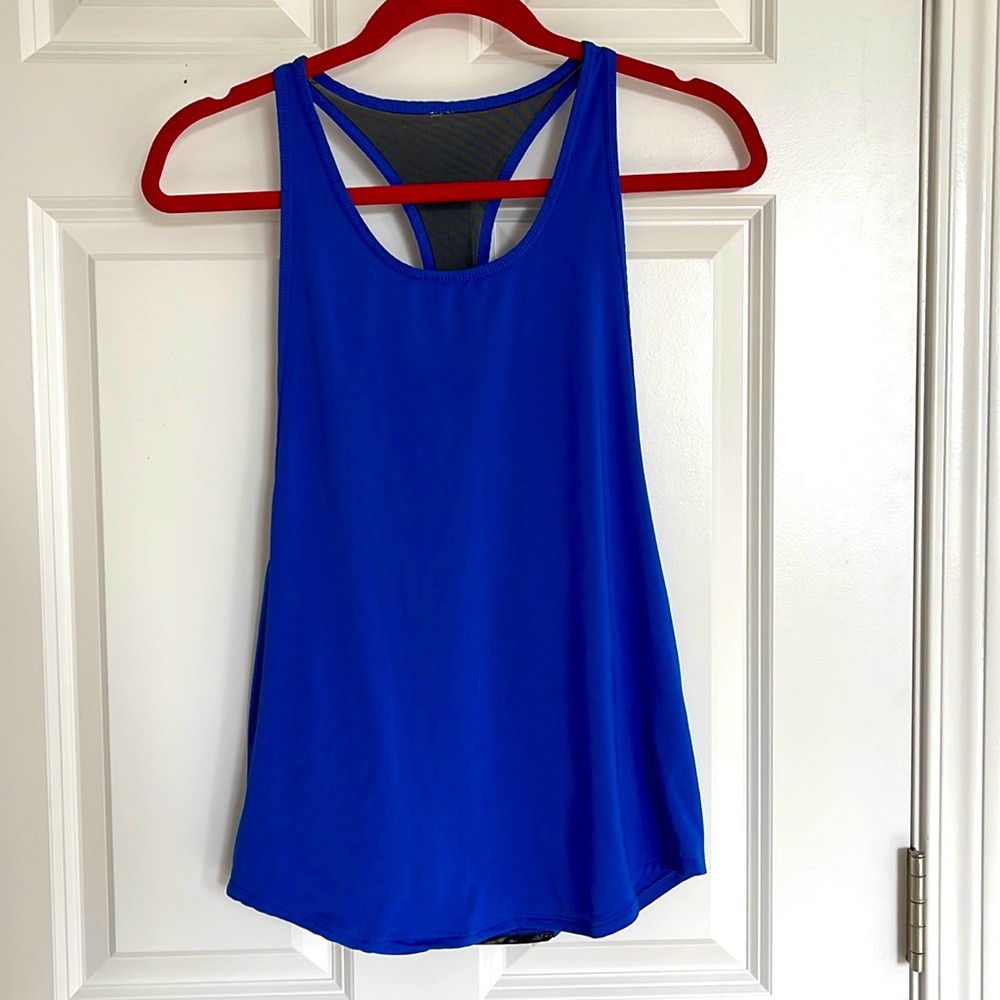 Fabletics tank top mesh back